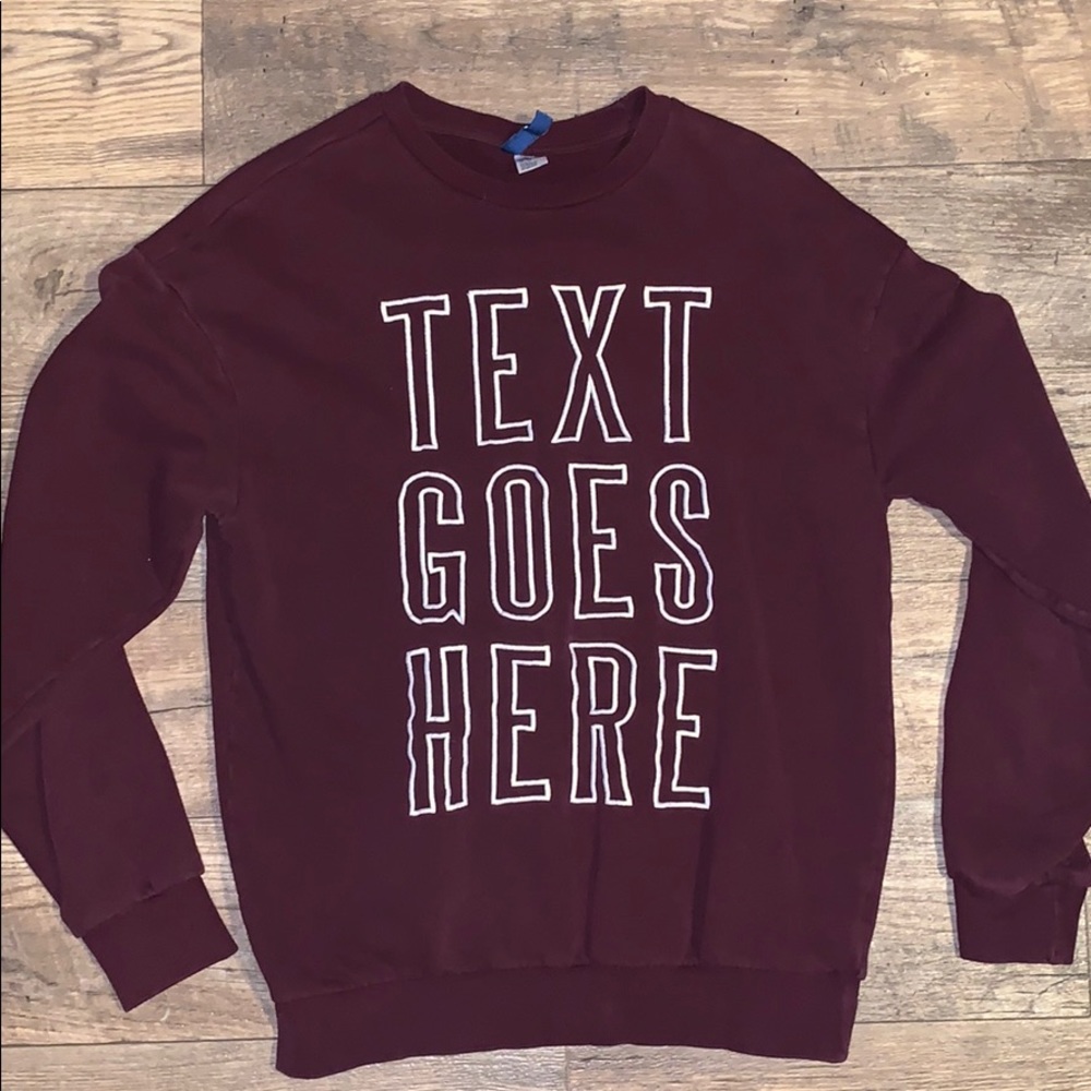 Maroon Sweater